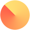 orange color circle